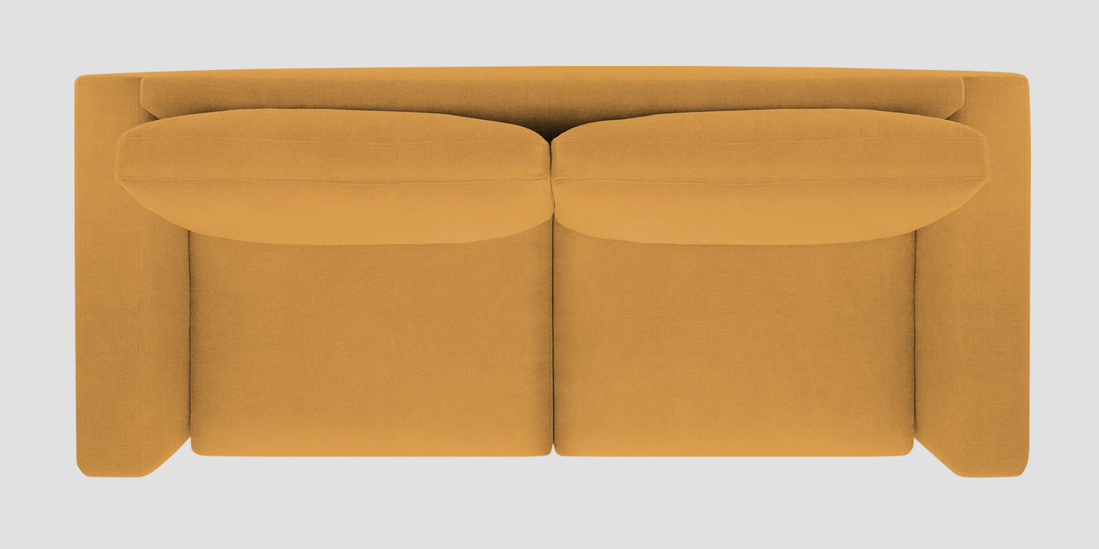 Esha Fabric 2 Seater Sofa In Corn Yellow Colour - Febonic Living