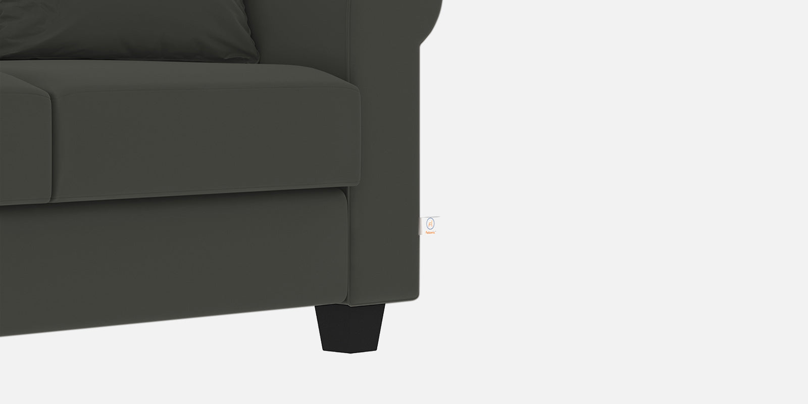 Numonk Velvet 3 Seater Sofa In Hory Grey Colour - Febonic Living