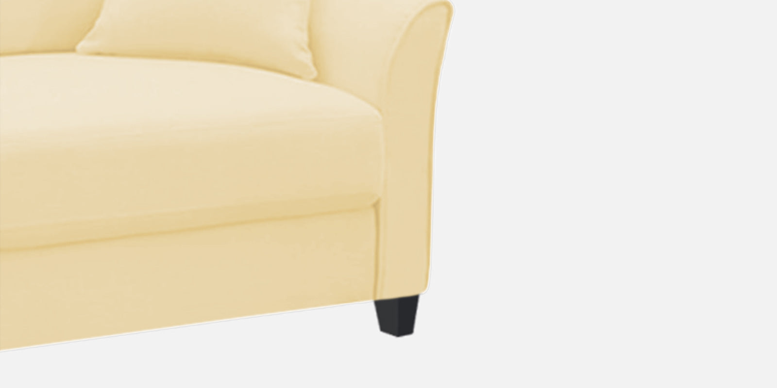 Daroo Velvet 2 Seater Sofa In Sandy Beige Colour - Febonic Living