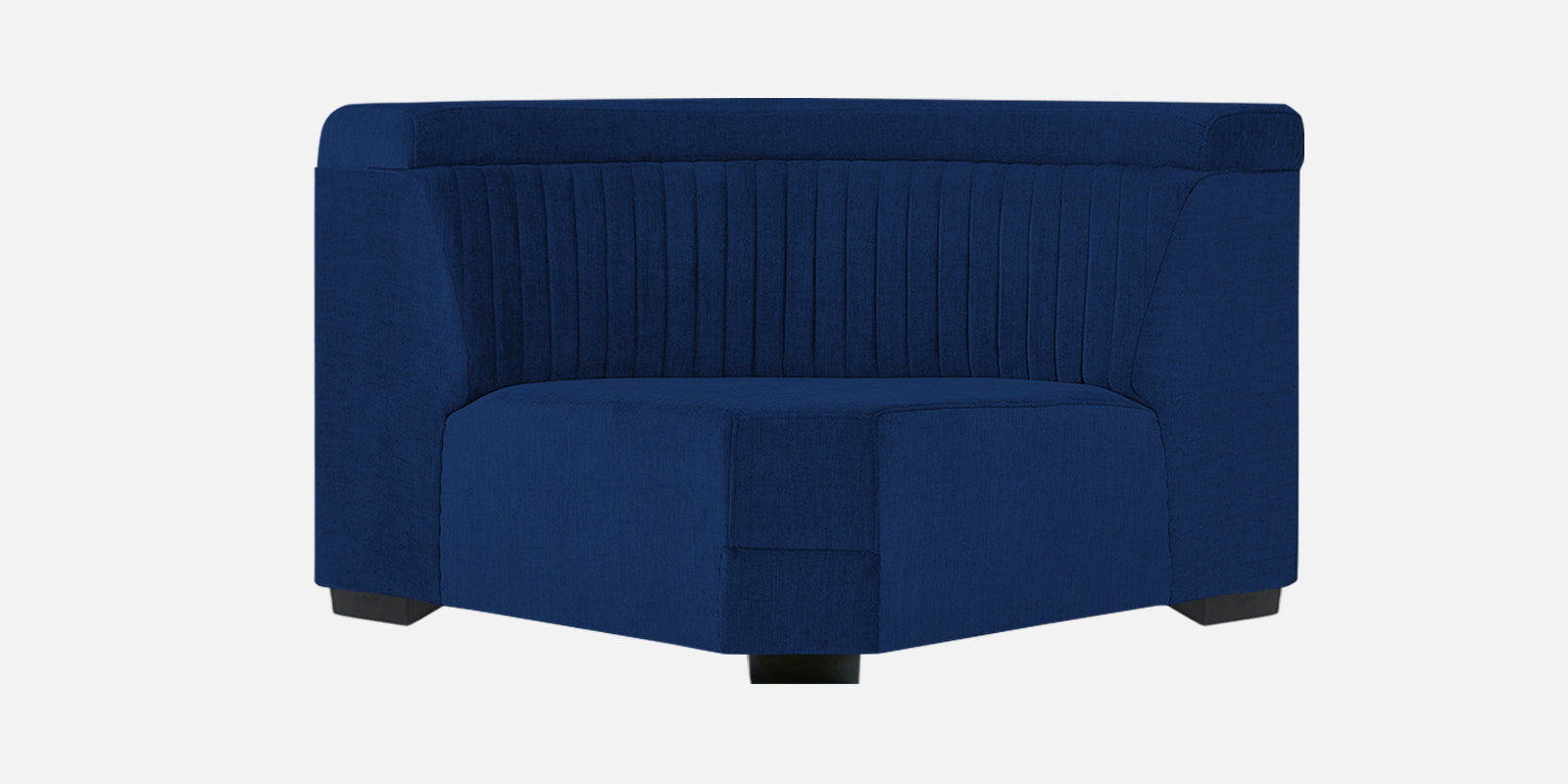 Draco Fabric 6 Seater Corner Sofa In Royal Blue Colour