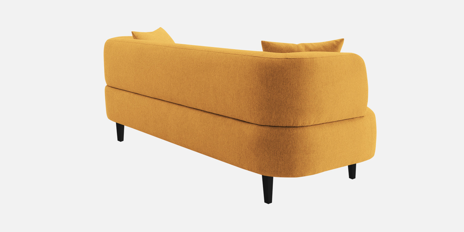 Carson Fabric 3 Seater Sofa in Blush Yellow Colour