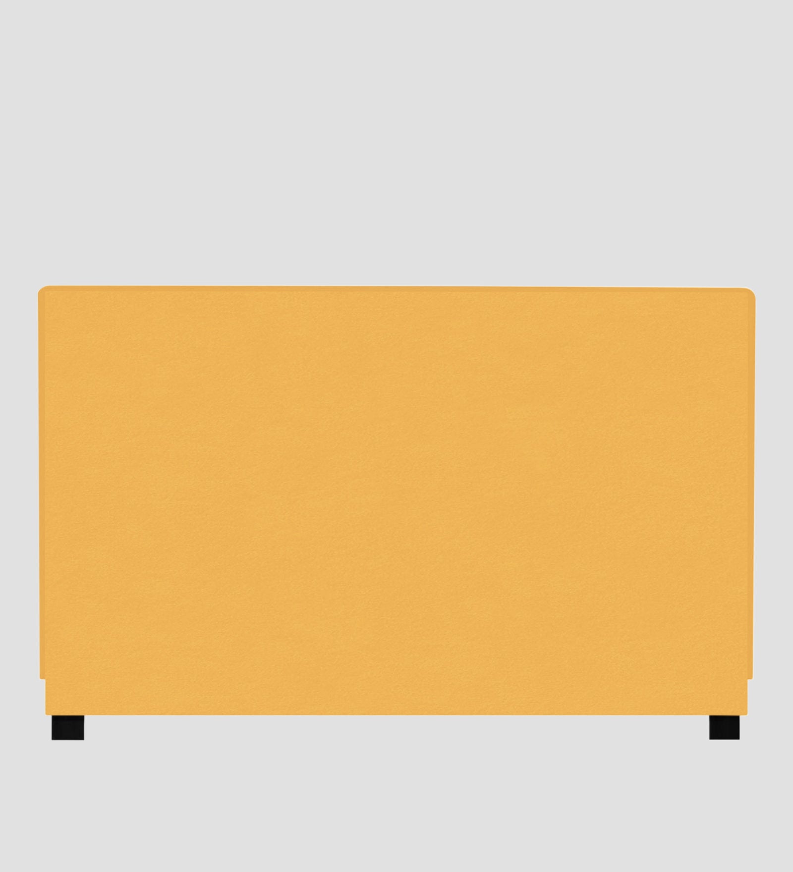 Asyra Velvet King Size Bed in Turmeric Yellow Colour With Box Storage