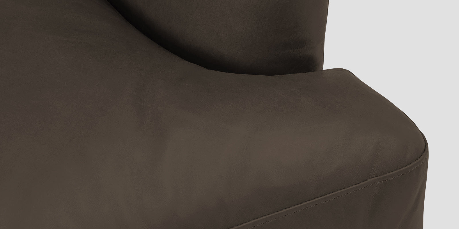 Sterio Leatherette 2 Seater Sofa In Peca Brown Colour - Febonic Living