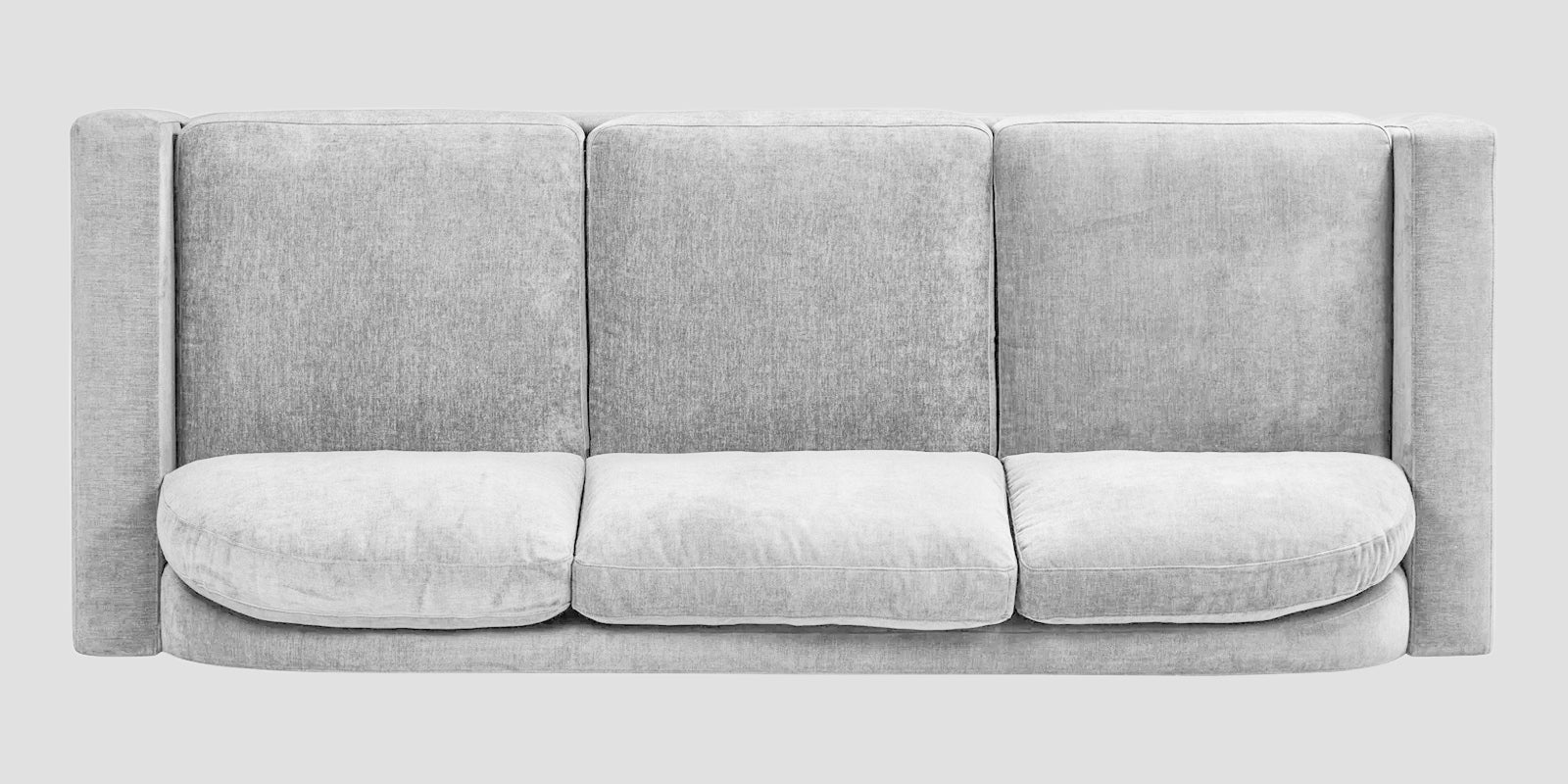 Dara Fabric 3 Seater Sofa In Lit Grey Colour - Febonic Living