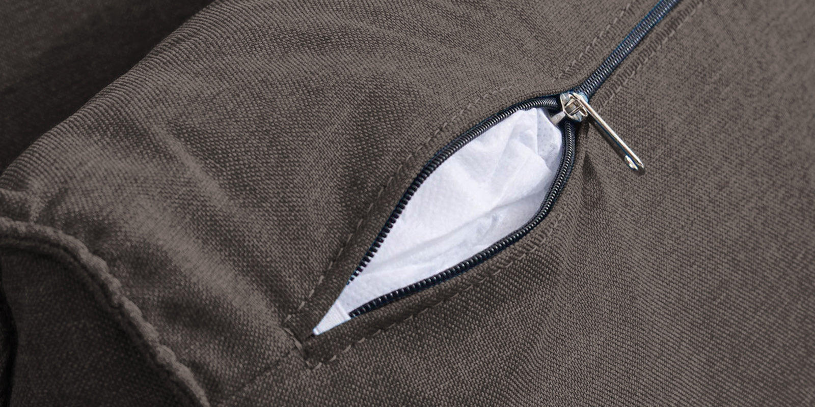 Jerry Fabric 3 Seater Convertible Sofa Cum Bed In Caspa Brown Colour - Febonic Living