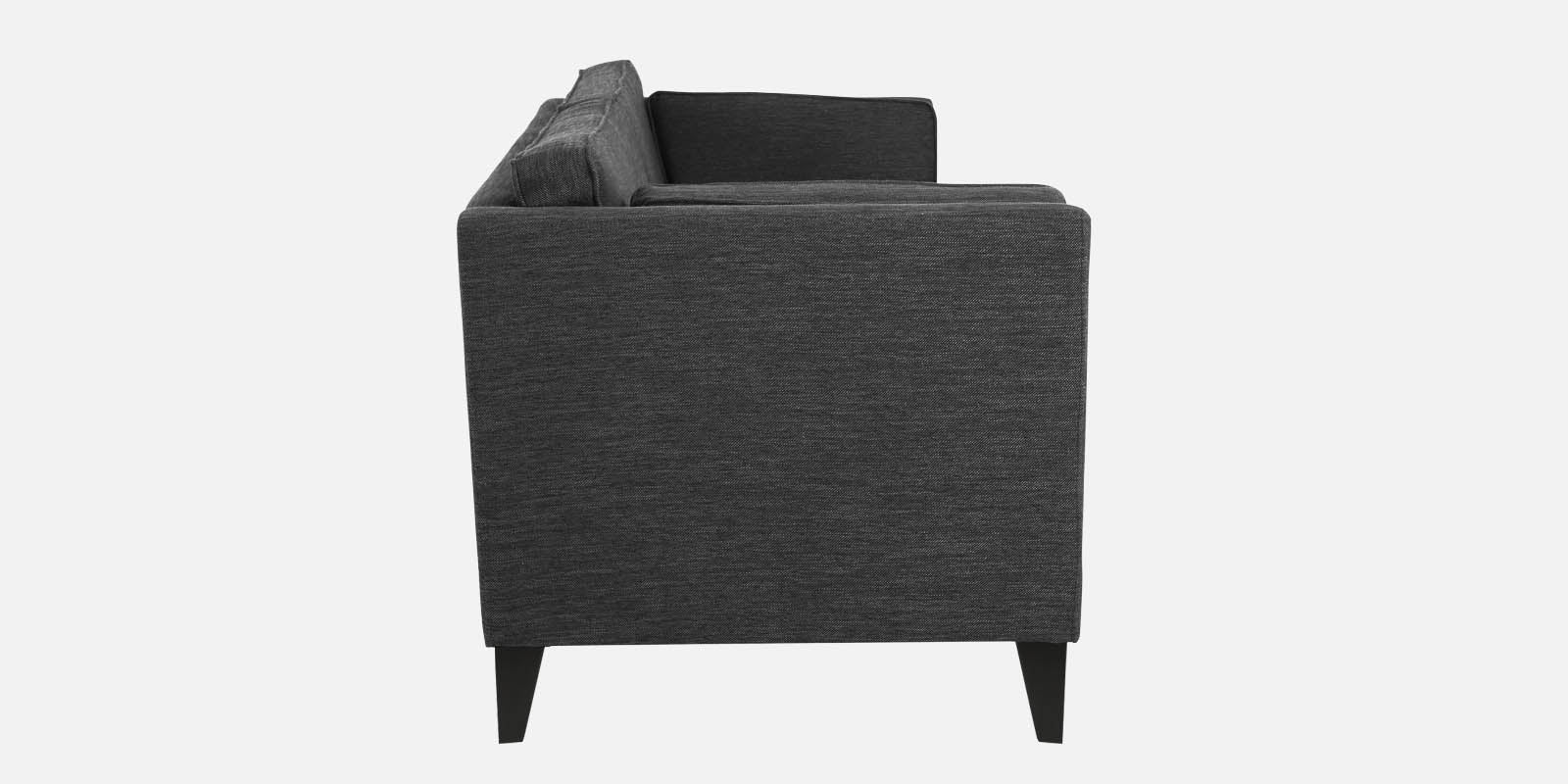 Nigar Fabric 2 Seater Sofa in Charcoal Grey Colour