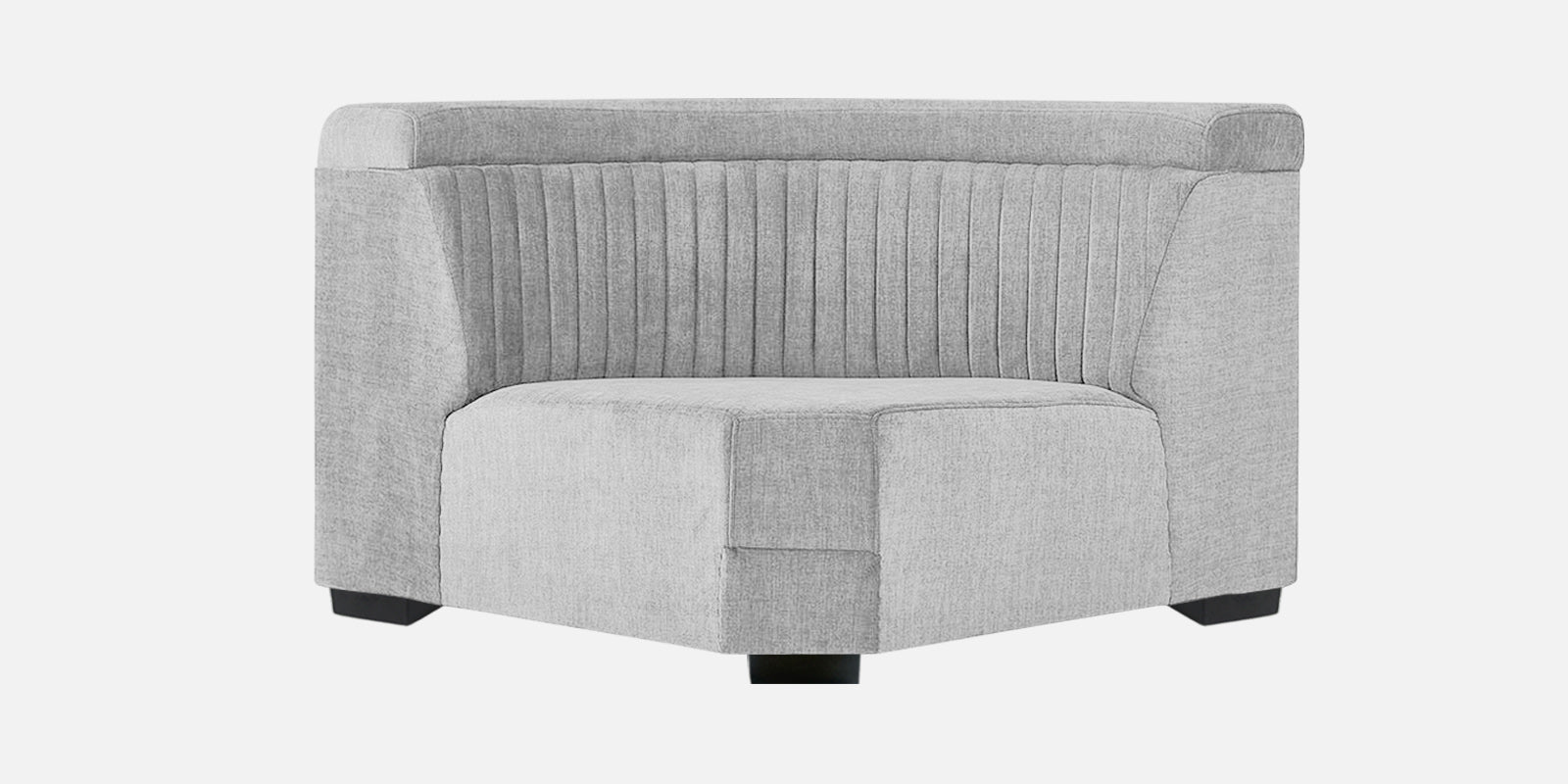 Draco Fabric 6 Seater Corner Sofa In Lit Grey Colour