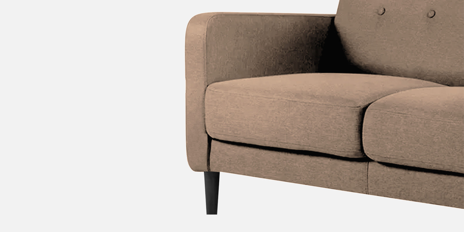 Marq Fabric 3 Seater Sofa In Cookie Beige Colour - Febonic Living