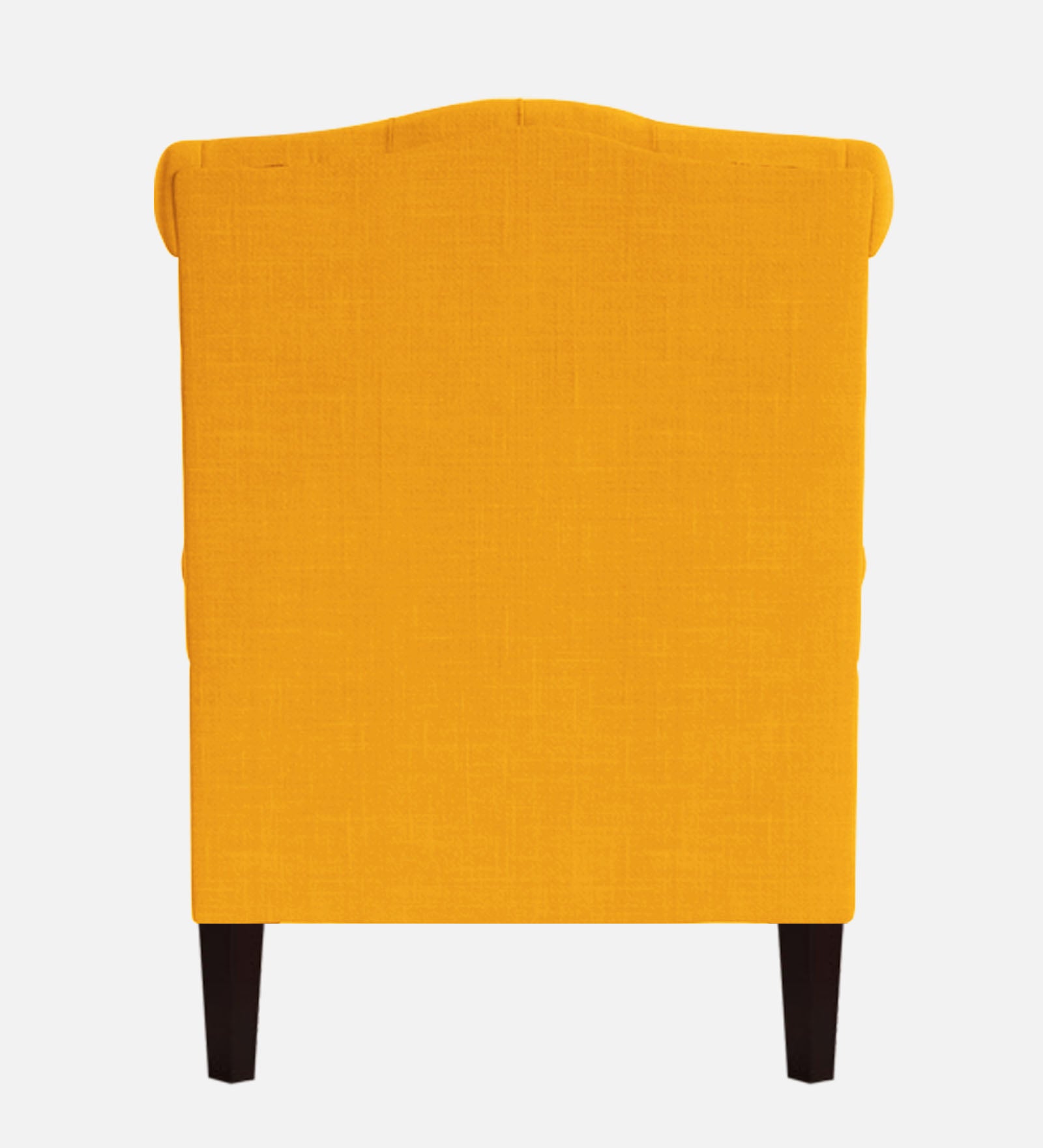 Nottage Fabric Wing Chair In Bold Yellow Colour - Febonic Living
