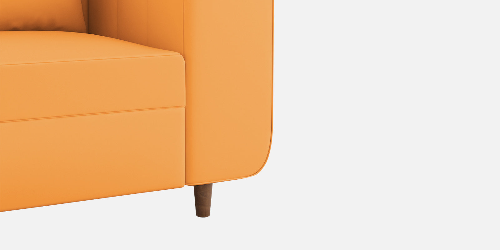 Sumo Velvet 2 Seater Sofa In Tangerine orange Colour - Febonic Living