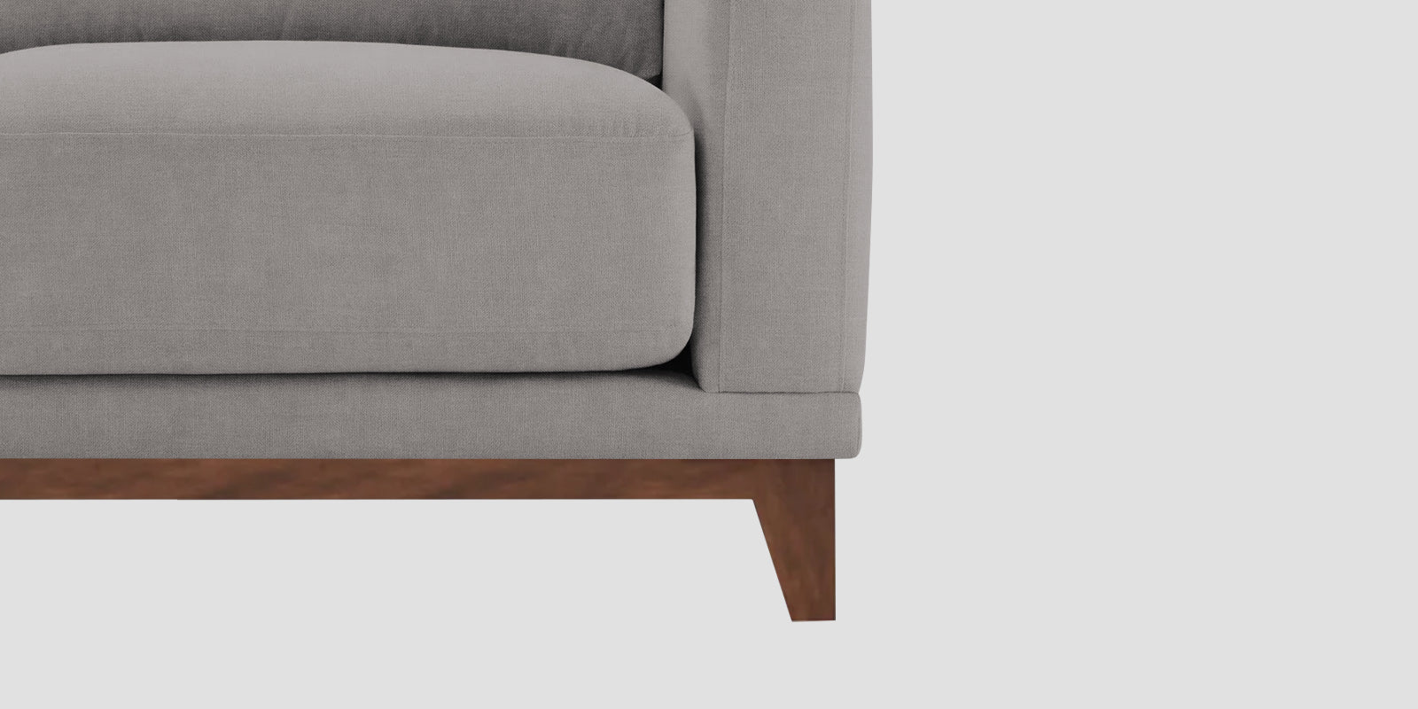 Esha Fabric 3 Seater Sofa In Silver Grey Colour - Febonic Living