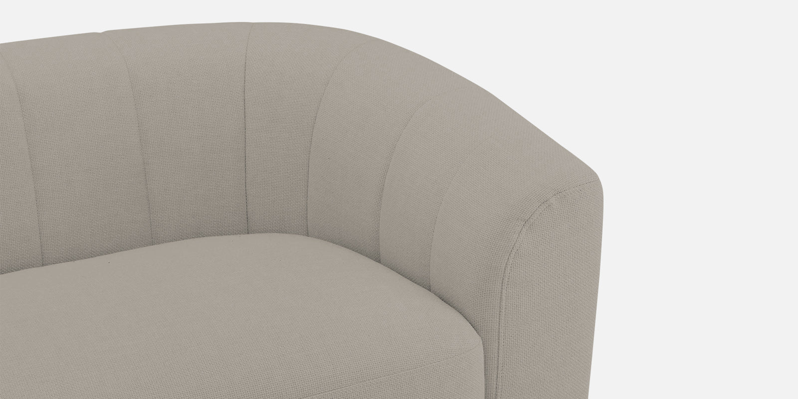 Mara Fabric 3 Seater Sofa In Ash Grey Colour - Febonic Living