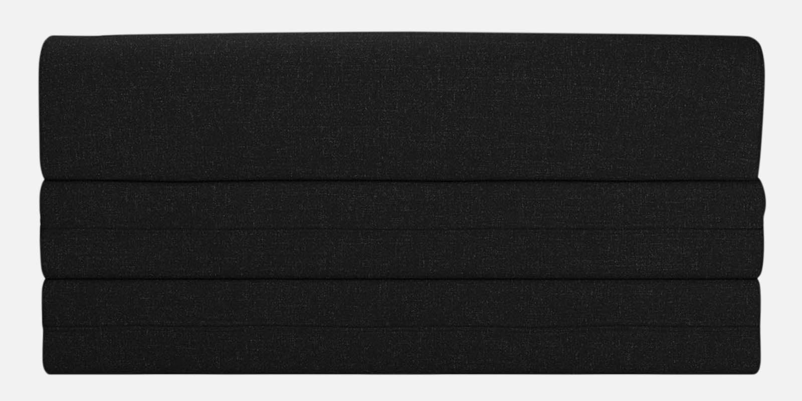 Fleepy Fabric 2 Seater Foldable Sofa Cum Bed In Zed Black Colour - Febonic Living
