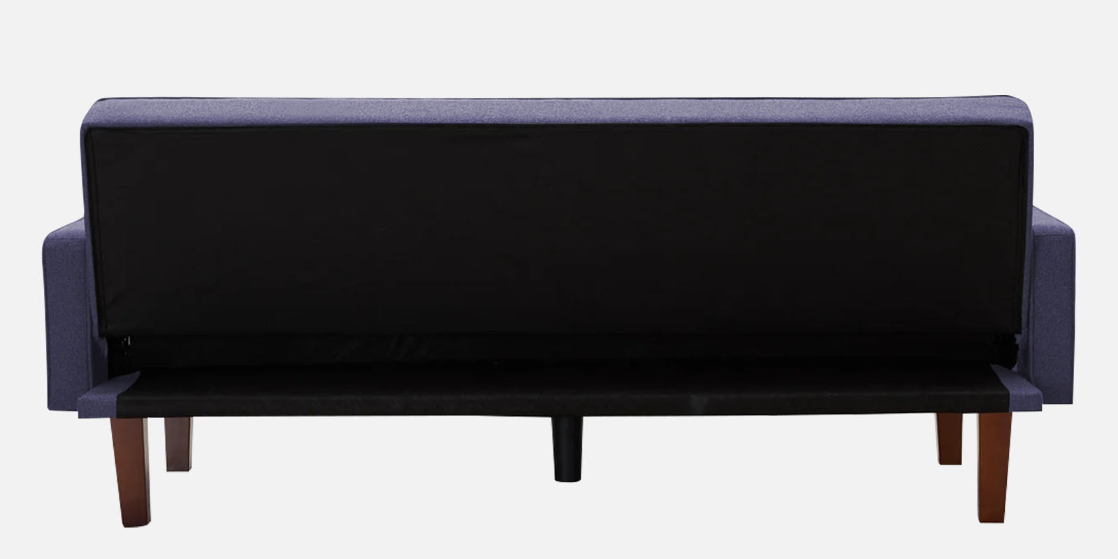Nebia Fabric 3 Seater Convertible Sofa Cum Bed In Slate Blue Colour - Febonic Living