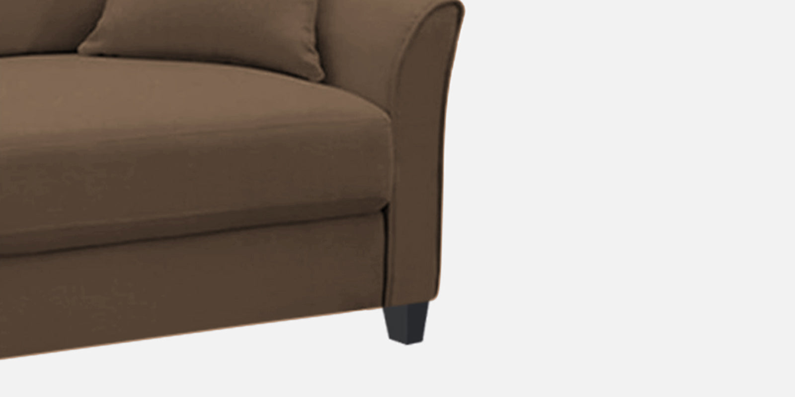Daroo Velvet 2 Seater Sofa In Mocha Mouse Colour - Febonic Living