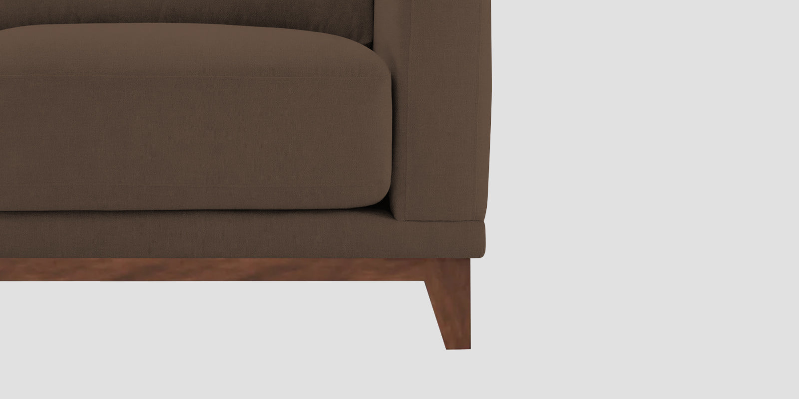 Esha Fabric 3 Seater Sofa In Rosy Brown Colour - Febonic Living