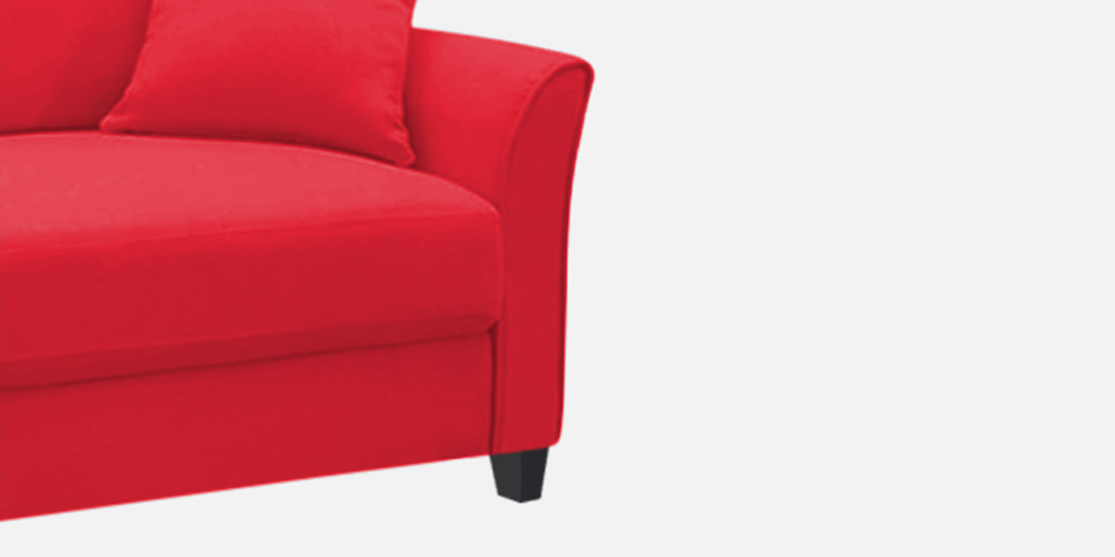 Daroo Velvet 3 Seater Sofa In Ox Blood Maroon Colour - Febonic Living