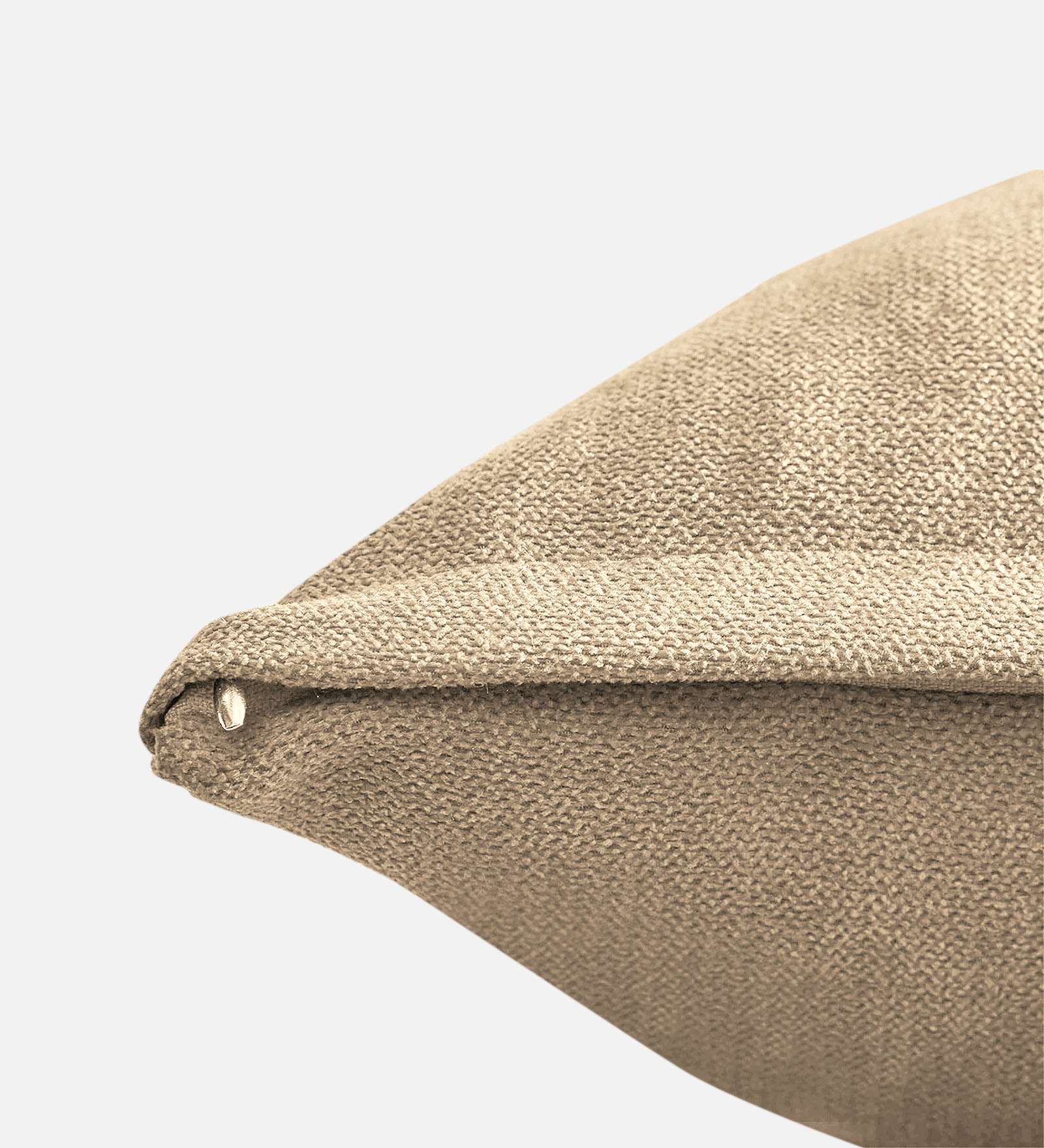 Kaya Fabric (20x20in) Sofa Pillows In Ivory Cream Colour (Pack of 2) - Febonic Living