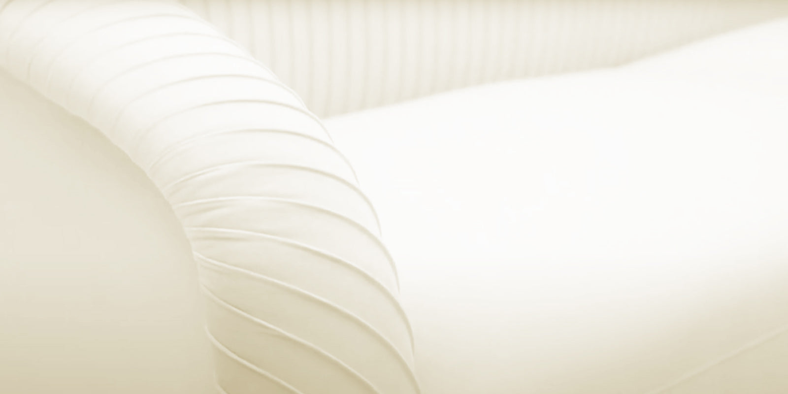 Yara Velvet Fabric 3 Seater Sofa In Warm White Colour - Febonic Living