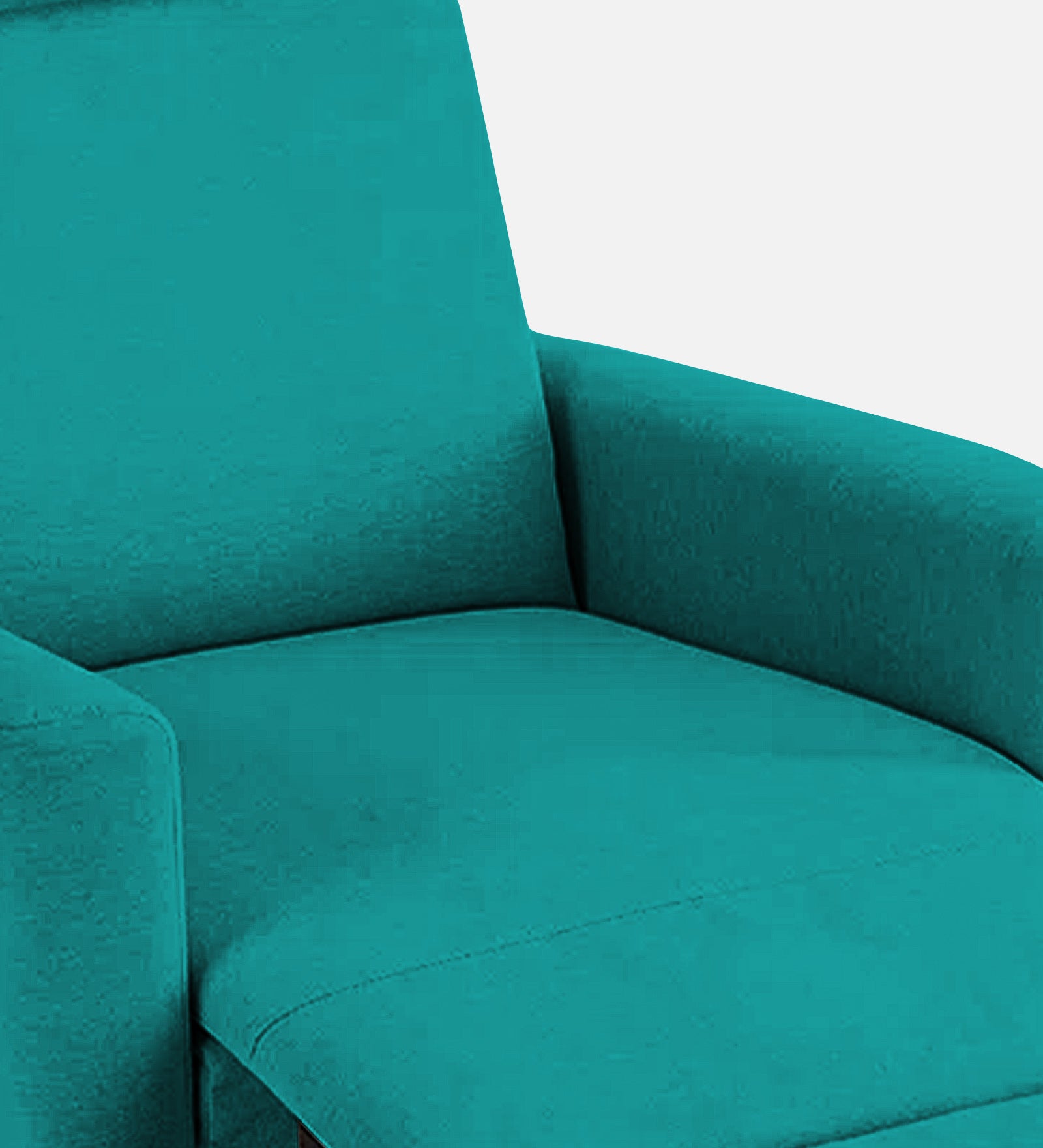 Zura Fabric 1 Seater Rotating Motorized Recliner In Sea Green Colour - Febonic Living