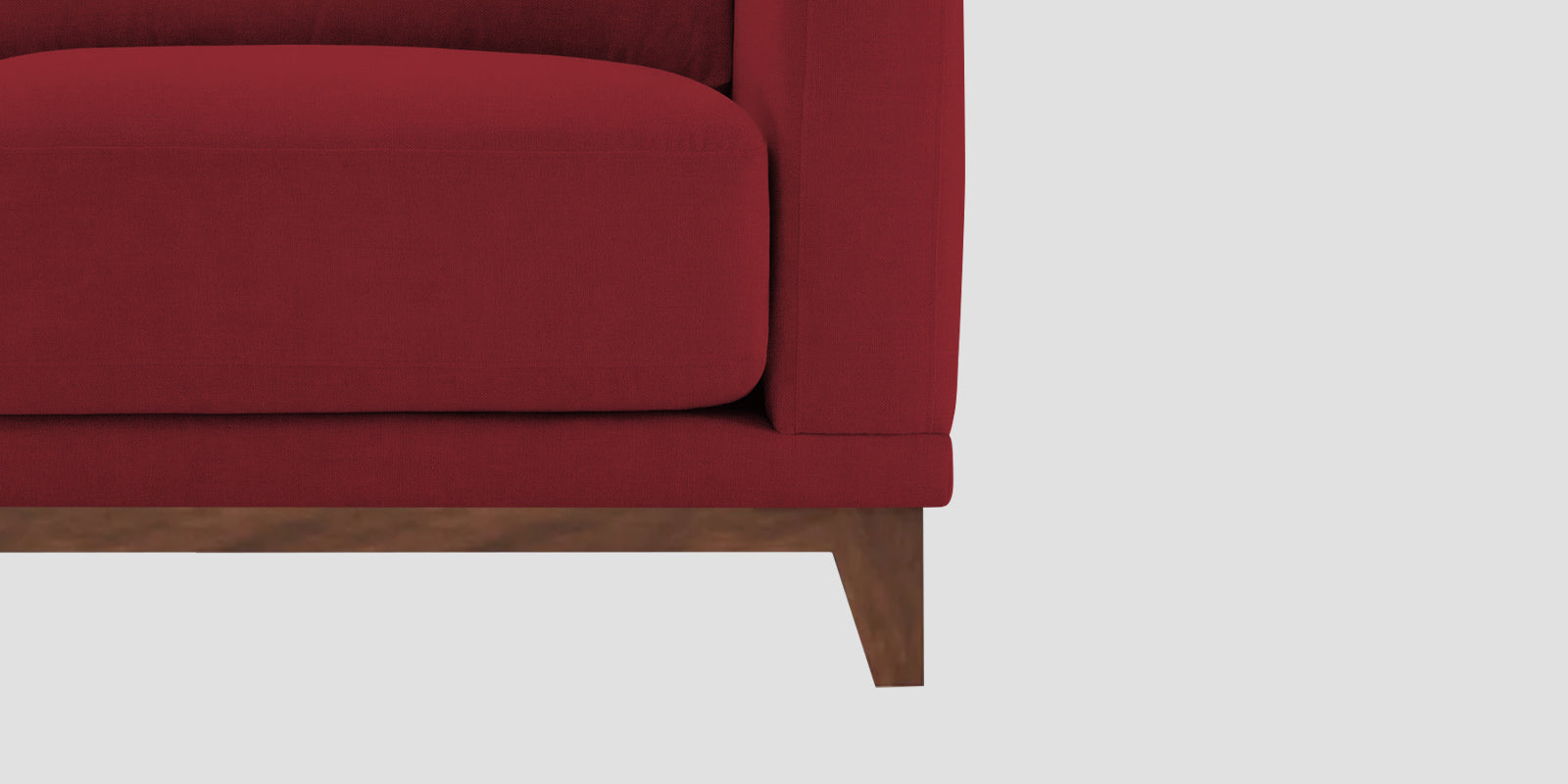 Esha Fabric 3 Seater Sofa In Chilli Red Colour - Febonic Living