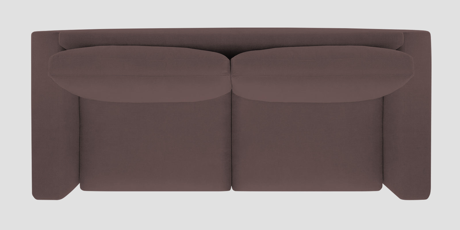Esha Fabric 2 Seater Sofa In Night Brown Colour - Febonic Living