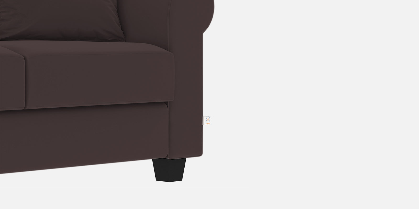 Numonk Velvet 2 Seater Sofa In Mocha Brown Colour - Febonic Living