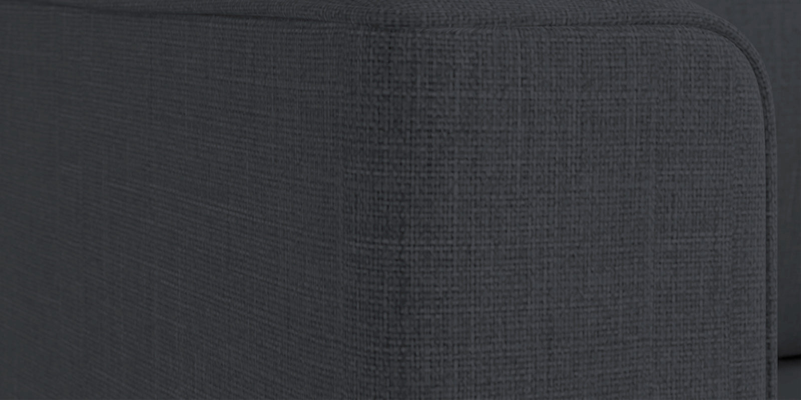 Kenia Fabric 2 Seater Foldable Sofa Cum Bed In Charcoal Grey Colour - Febonic Living