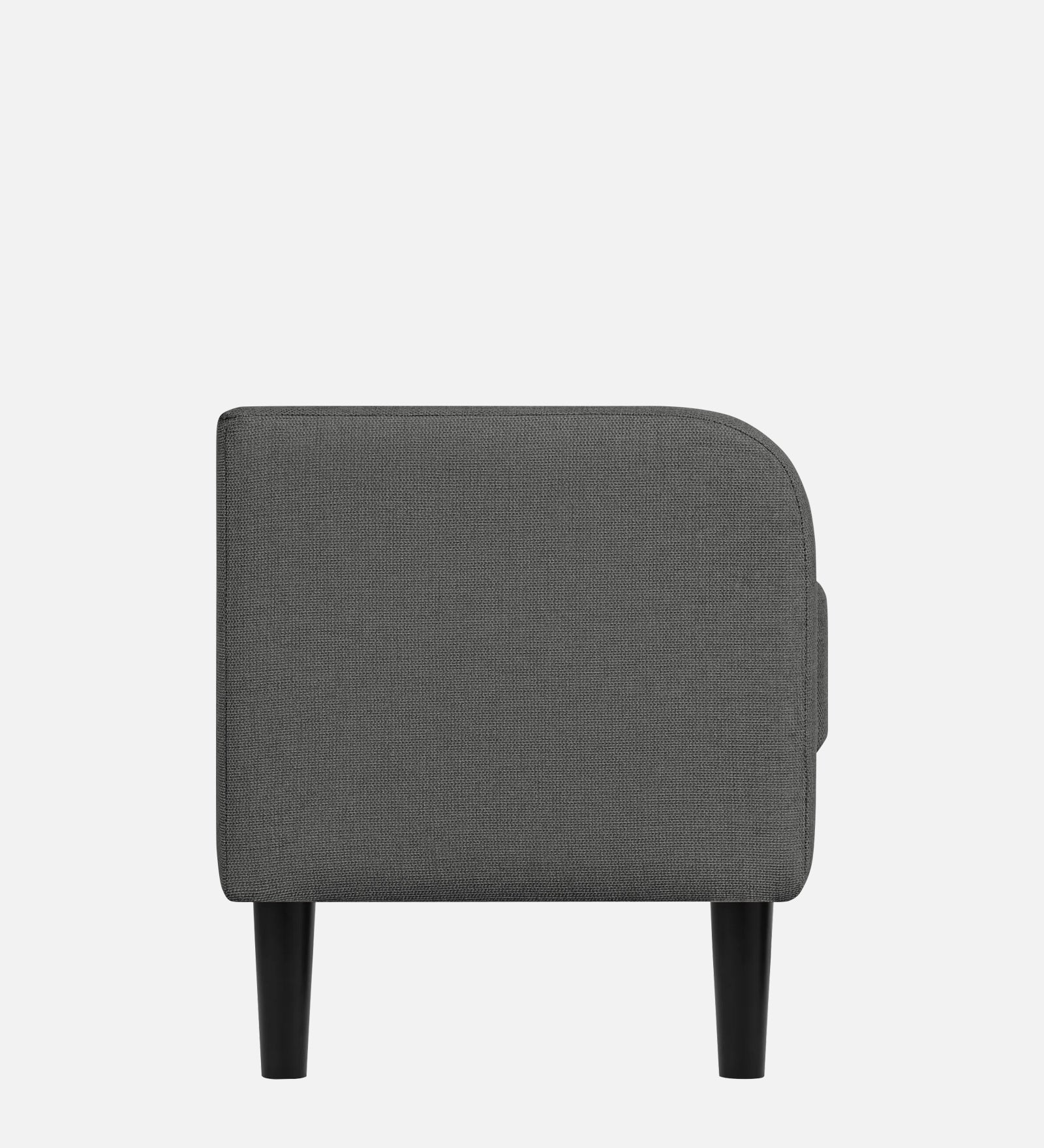 Maya Fabric Bench In Charcoal Grey Colour - Febonic Living
