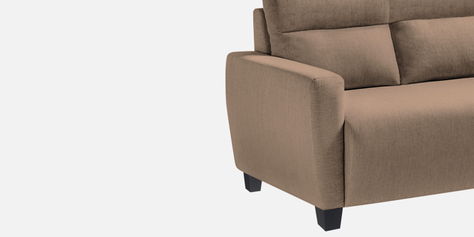 Bakadi Fabric 2 Seater Sofa In Cookie Beige Colour - Febonic Living