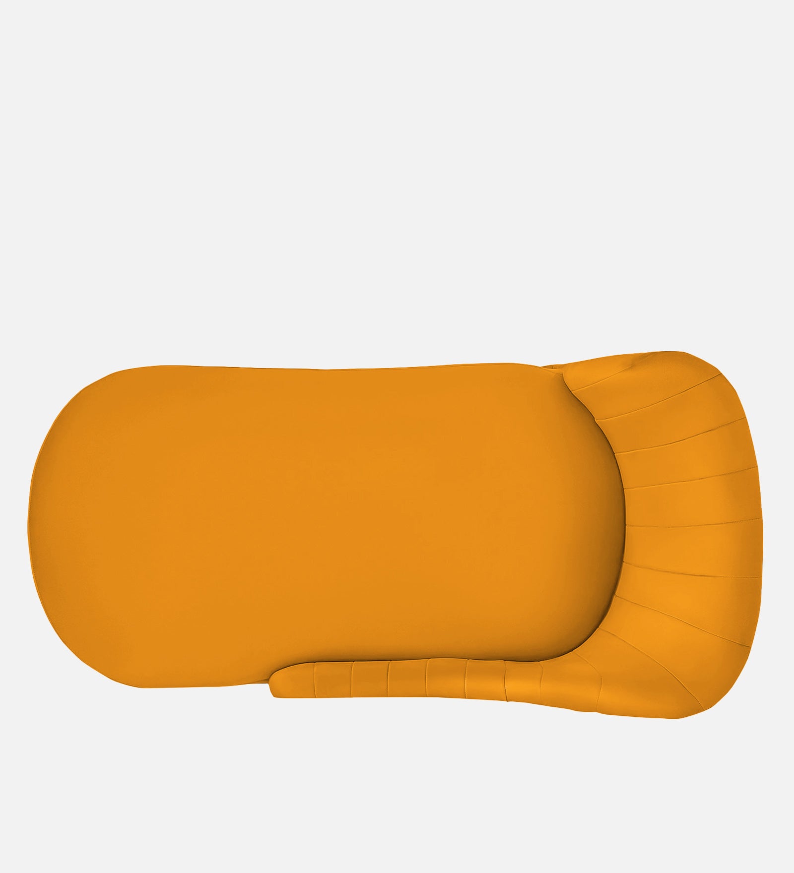 Flora Velvet LHS Chaise Lounger In Saffron Yellow Colour - Febonic Living