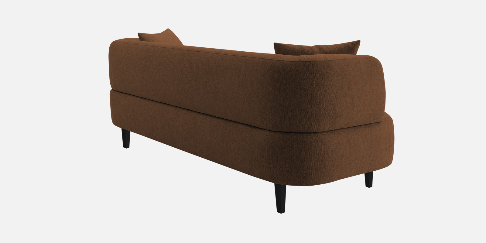 Carson Fabric 3 Seater Sofa In Chestnut Brown Colour - Febonic Living