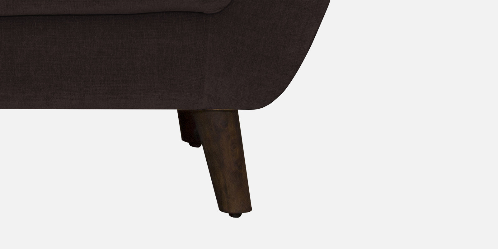 German Fabric 3 Seater Sofa In Dark Brown Colour - Febonic Living