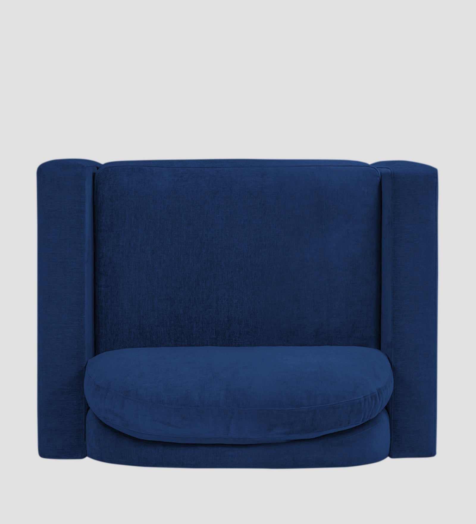 Dara Fabric 1 Seater Sofa In Royal Blue Colour - Febonic Living