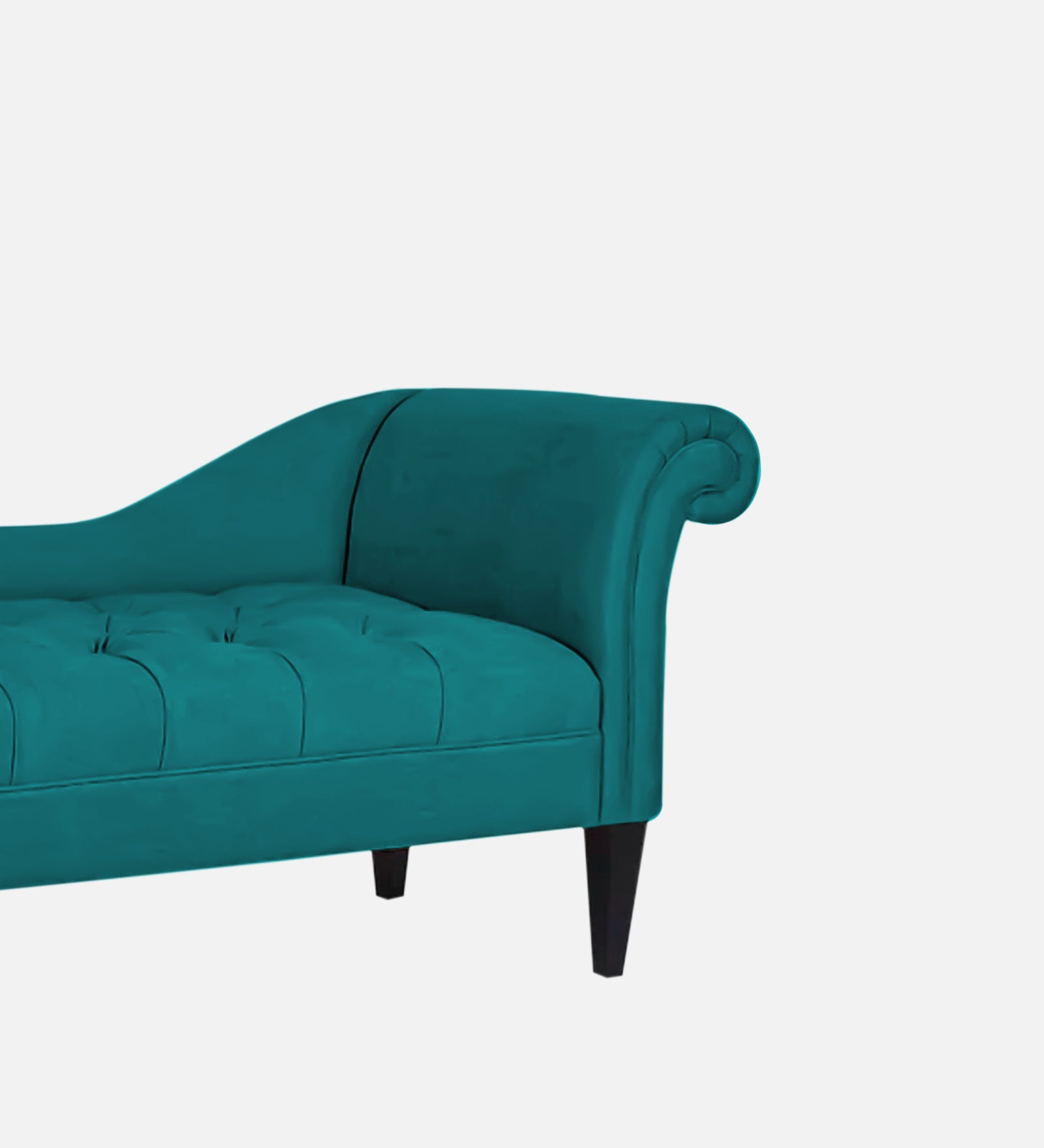 Adria Fabric LHS Chaise Lounger In Sea Green Colour - Febonic Living