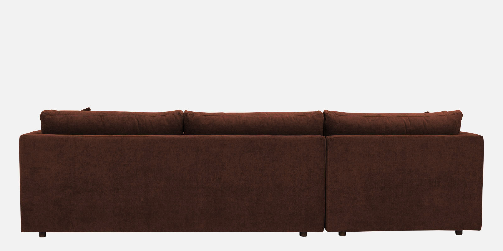 Northern Fabric RHS Sectional Sofa (3+Lounger) In Coffee brown Colour - Febonic Living