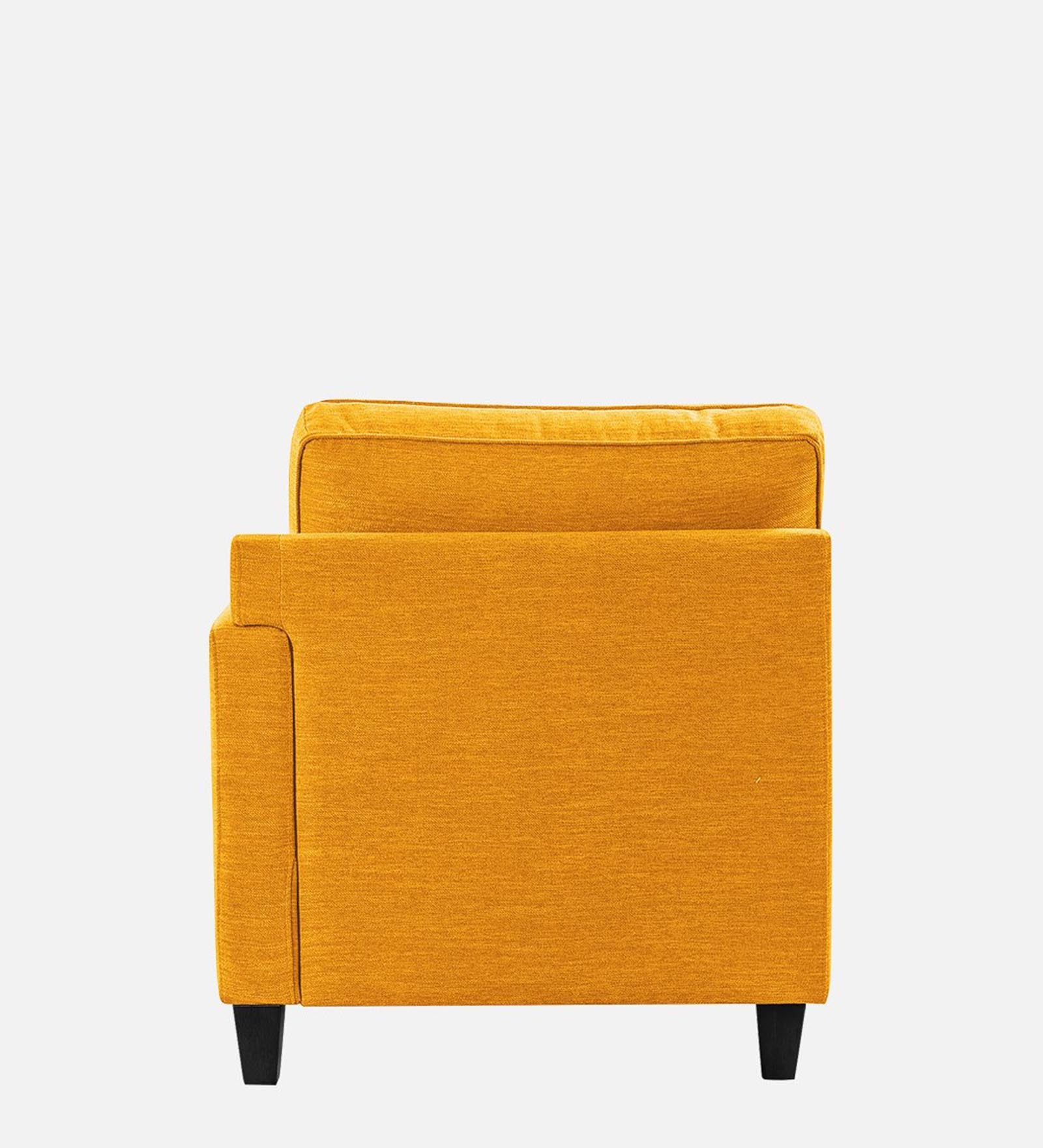 Royee Fabric RHS Chaise Lounger In Bold Yellow Colour With Storage - Febonic Living