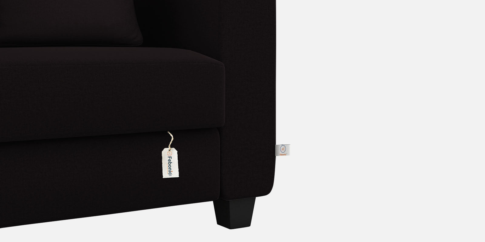 Cosmic Fabric 3 Seater Sofa In Cara Brown Colour - Febonic Living