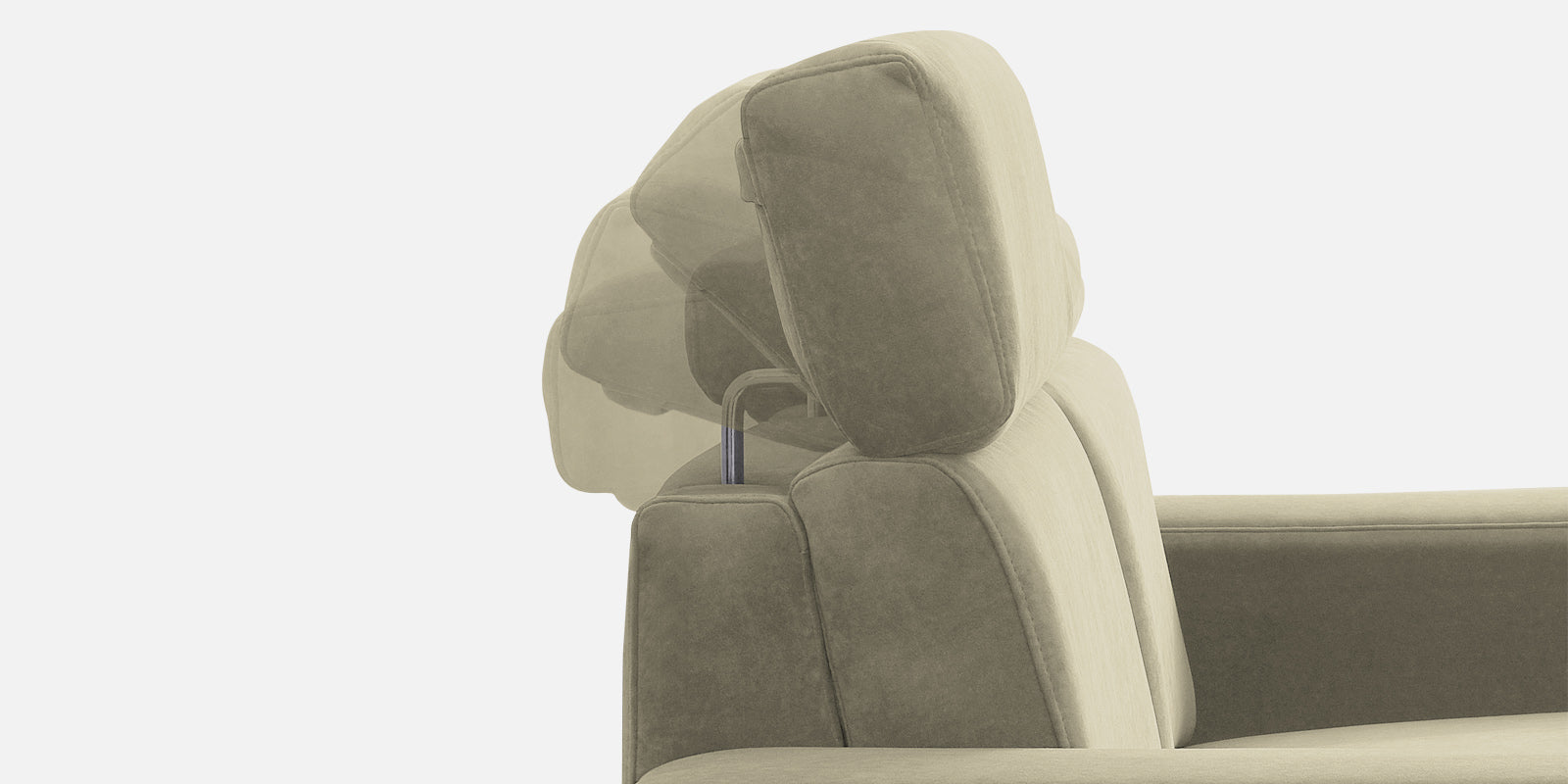 Hiro Fabric 2 Seater Sofa In Carnival Beige Colour - Febonic Living