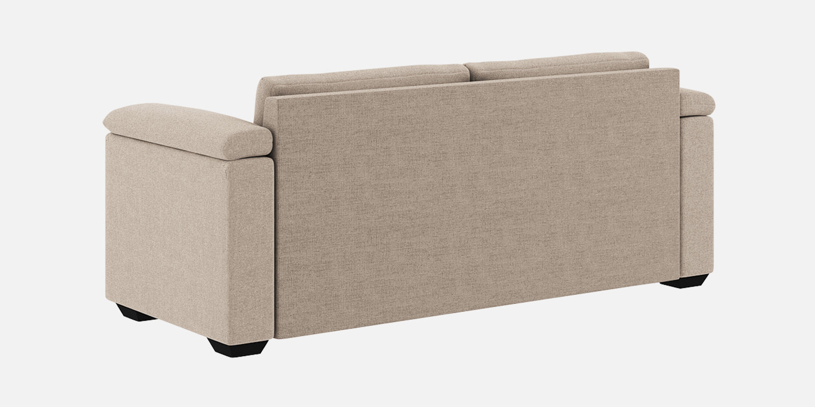 Andres Fabric 3 Seater Sofa In Khaki Beige Colour - Febonic Living
