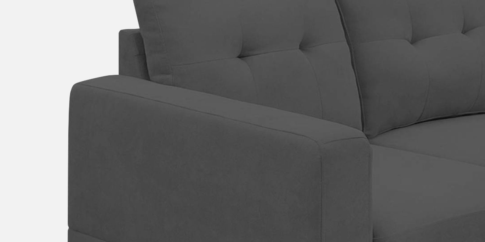 Thomas Fabric 2 Seater Sofa In Charcoal Grey Colour - Febonic Living