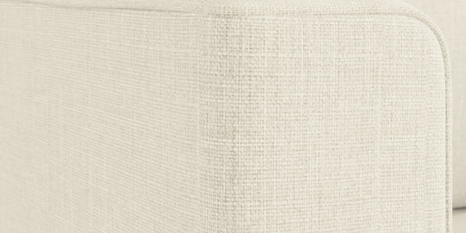 Kenia Fabric 2 Seater Foldable Sofa Cum Bed In Ivory cream Colour - Febonic Living