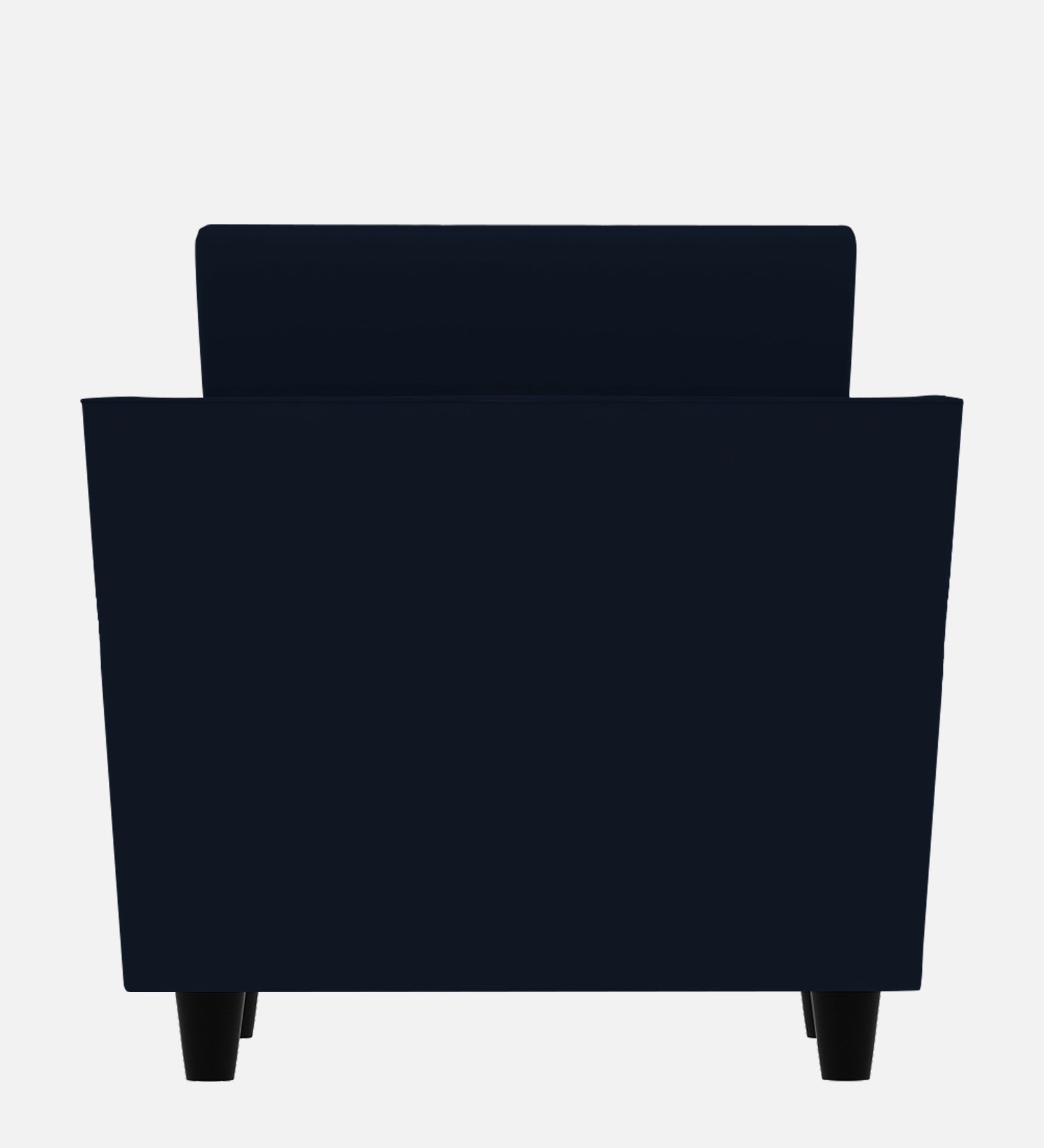 Bristo Velvet 1 Seater Sofa In Dark Blue Colour - Febonic Living