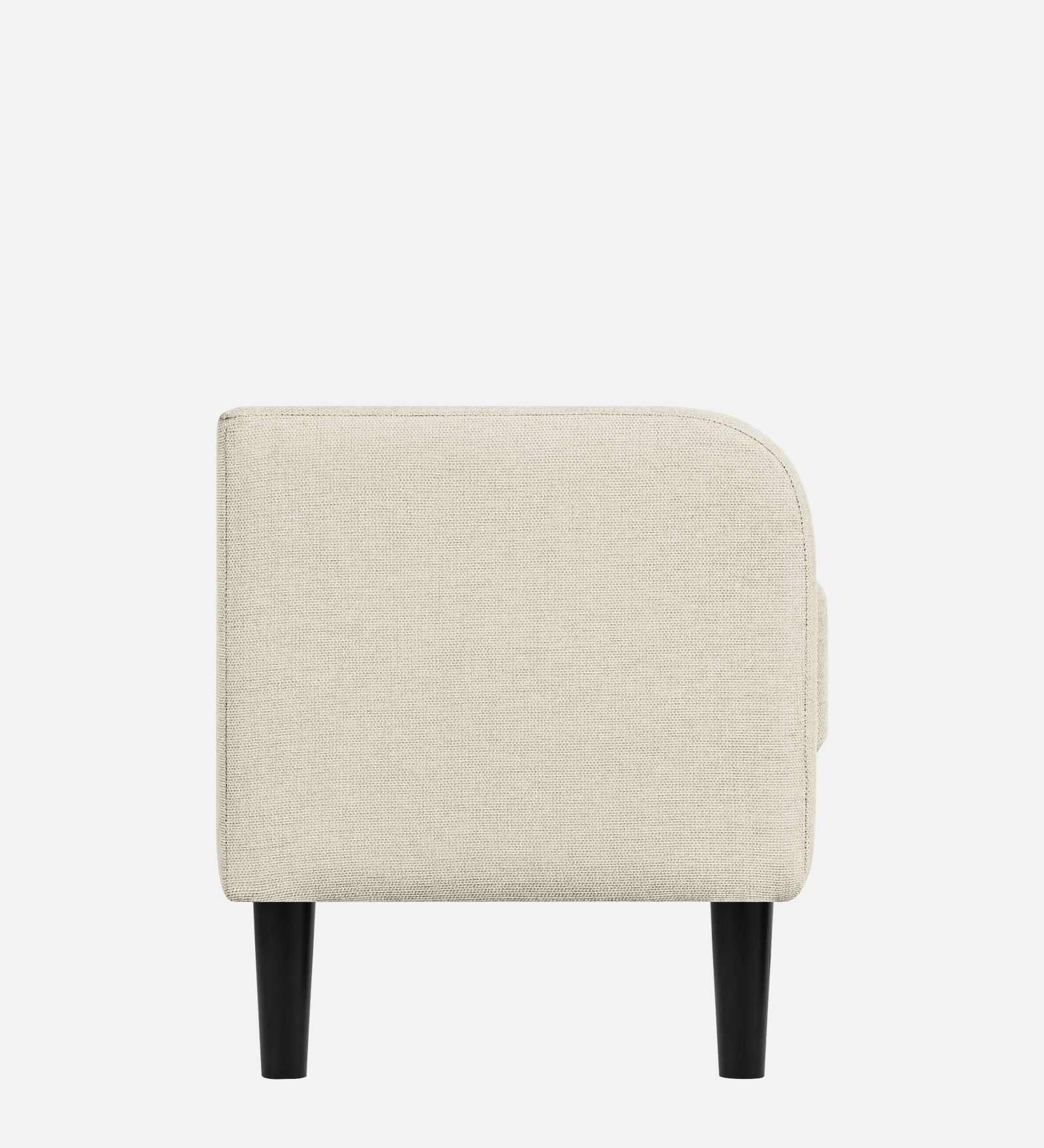 Maya Fabric Bench In Ivory Cream Colour - Febonic Living