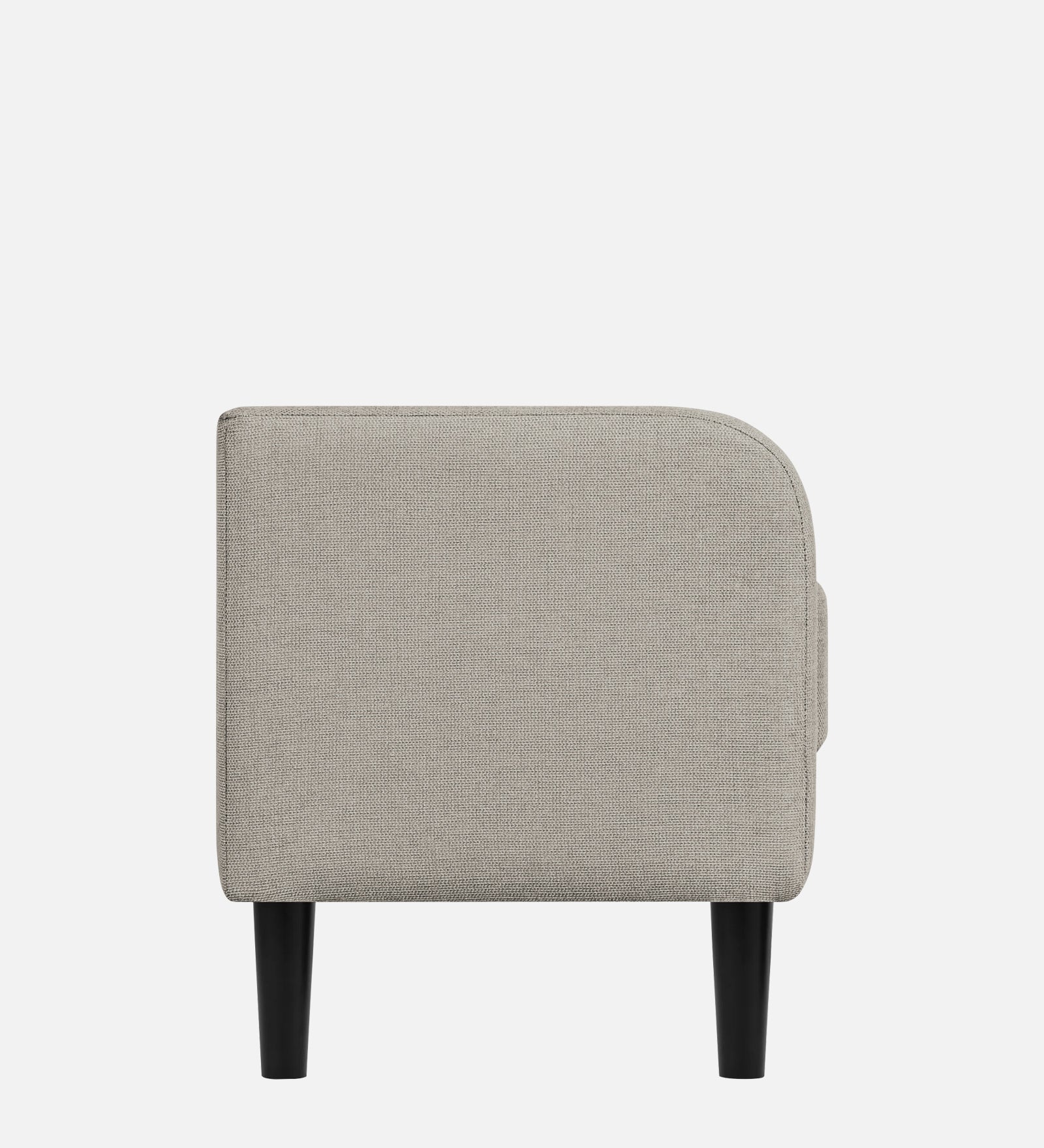 Maya Fabric Bench In Ash Grey Colour - Febonic Living