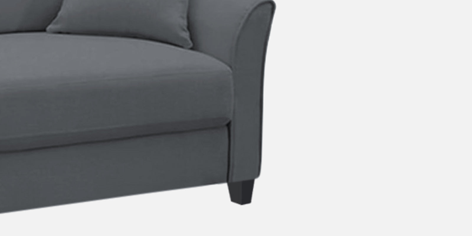 Daroo Velvet 2 Seater Sofa In Pubble Grey Colour - Febonic Living