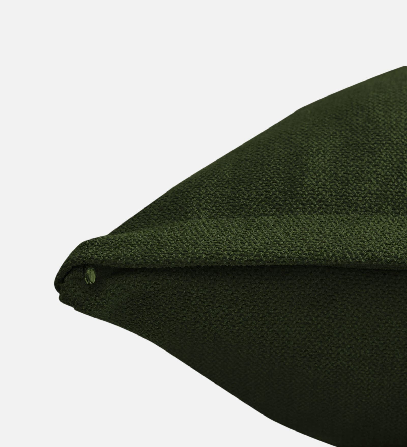 Kaya Fabric (20x20in) Sofa Pillows In Olive Green Colour (Pack of 2) - Febonic Living