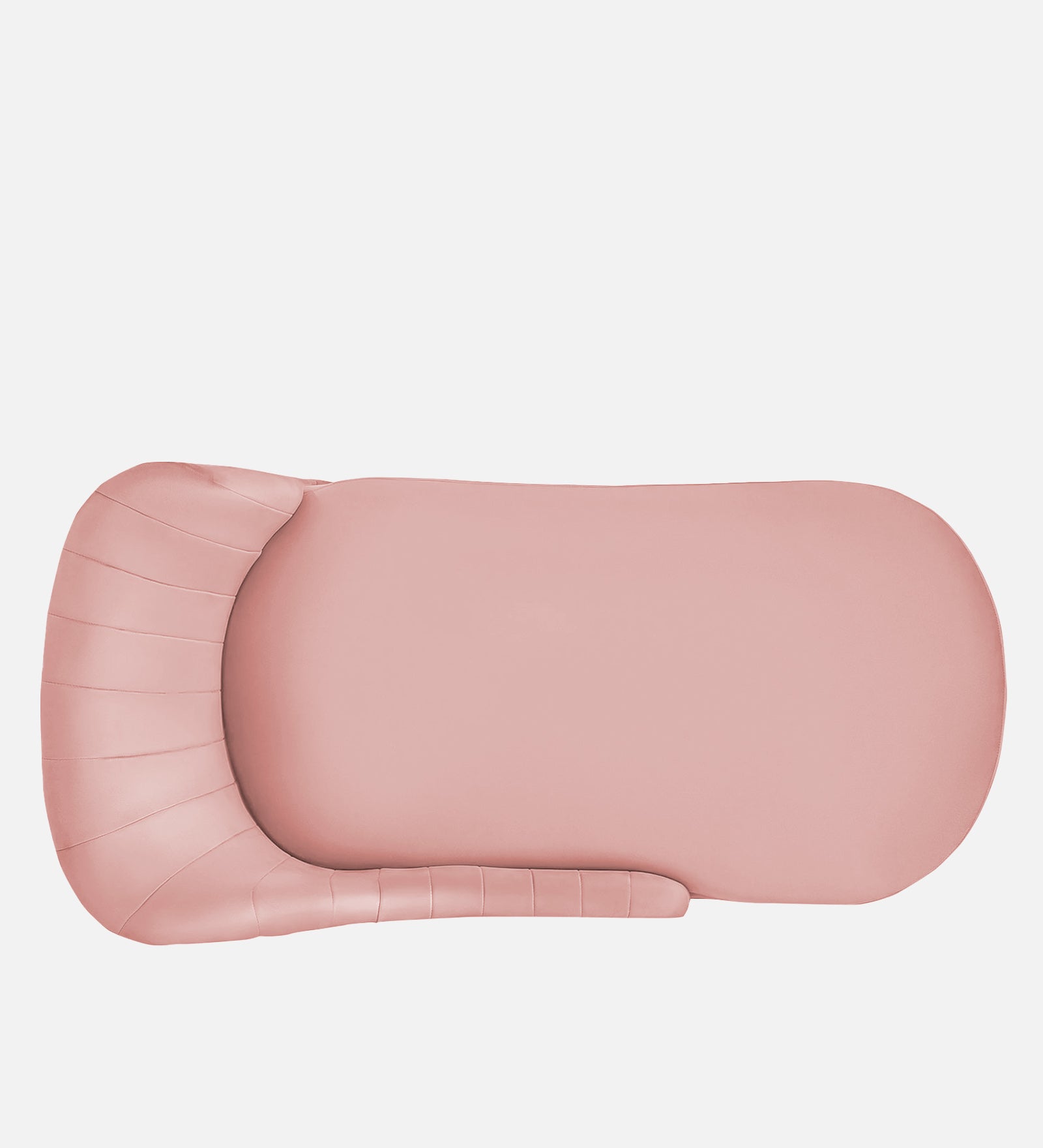 Flora Velvet RHS Chaise Lounger In Millennial Pink Colour - Febonic Living