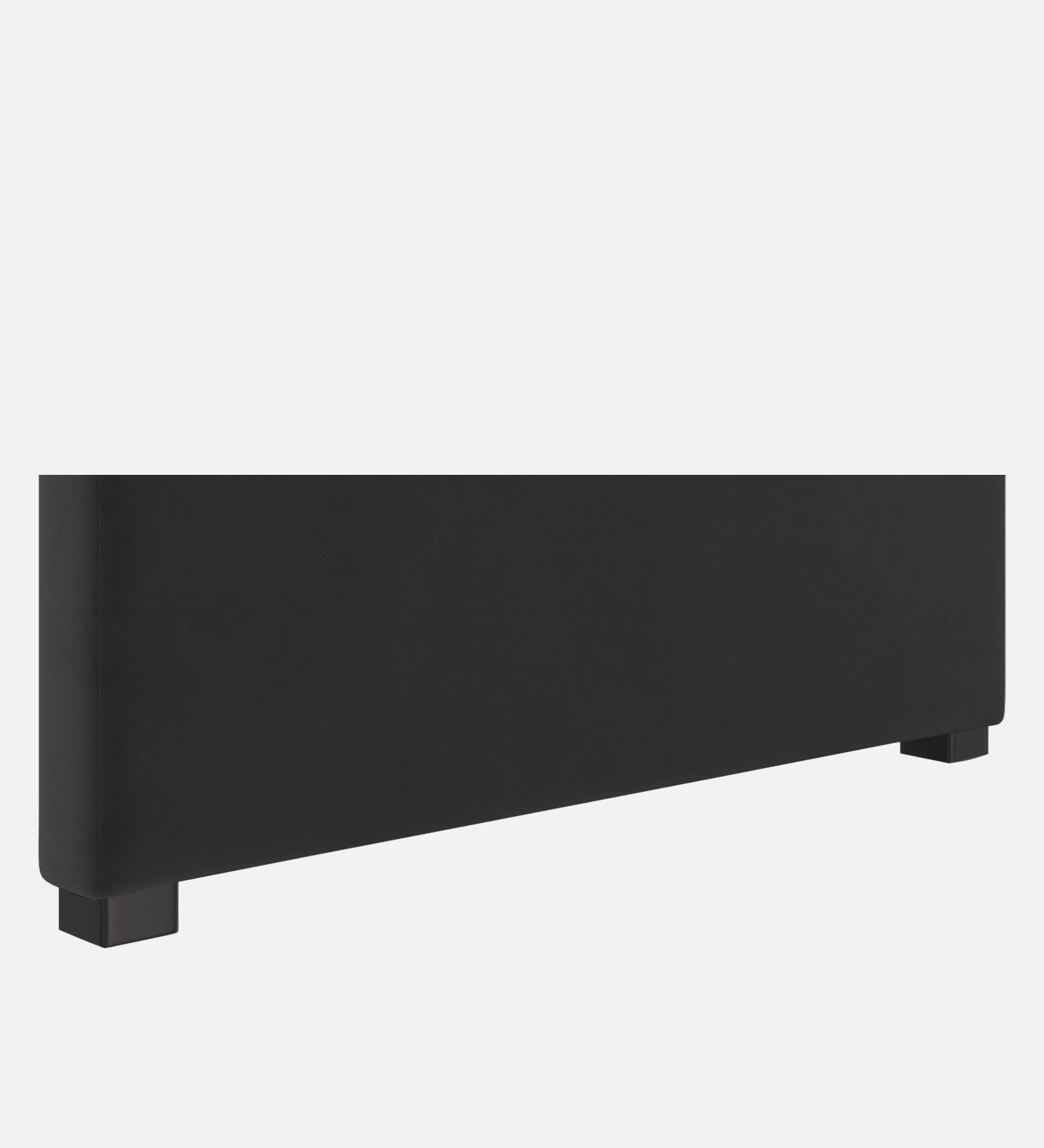 Maro Velvet Upholstered Single Size Bed In Hory Grey Colour - Febonic Living