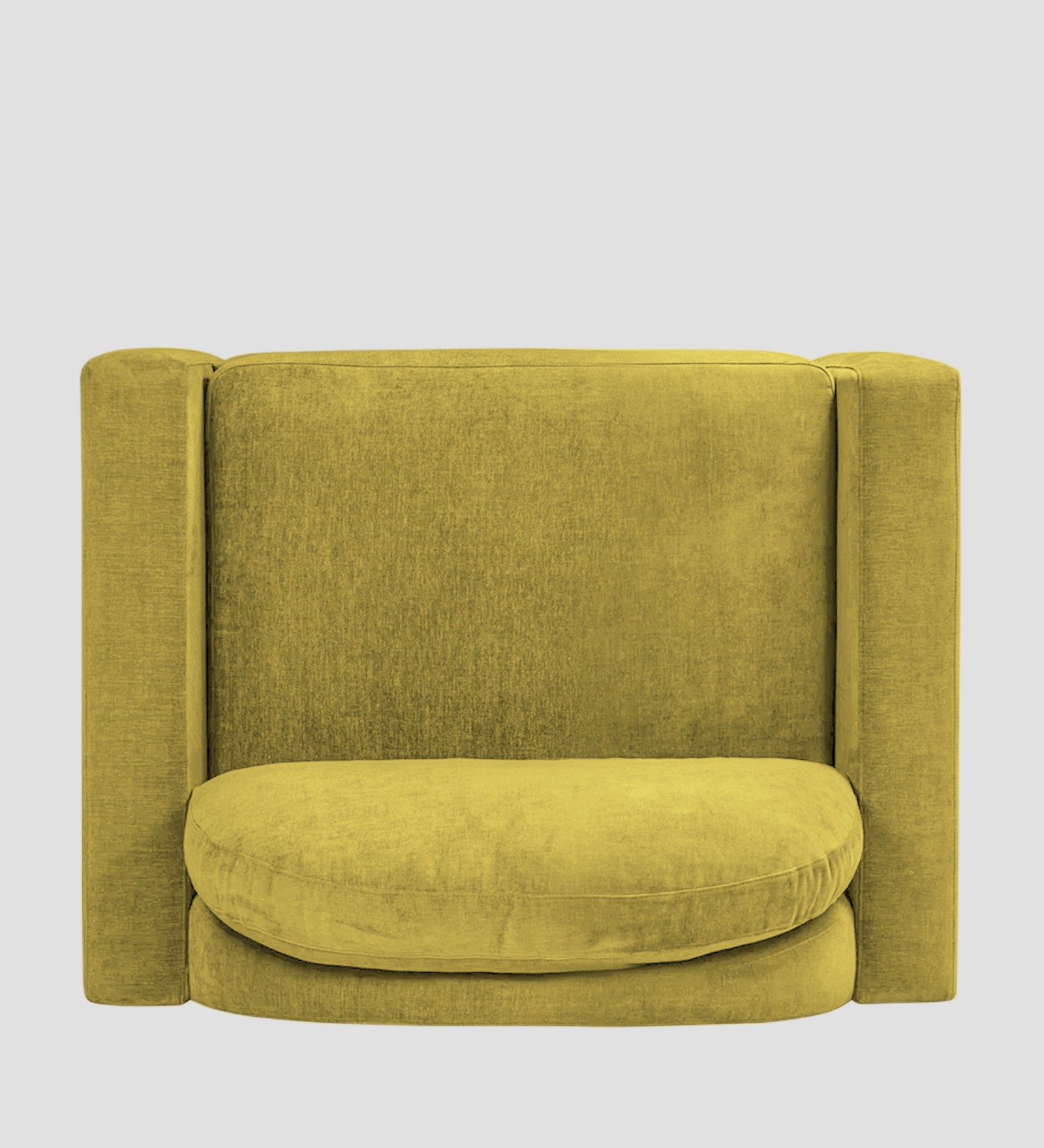Dara Fabric 1 Seater Sofa In Parrot Green Colour - Febonic Living